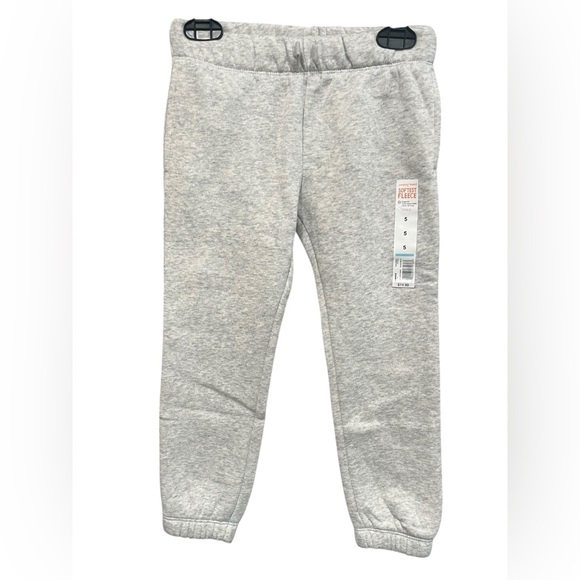 jumping beans Other - NWT Girls Jumping Bean Fleece Lined Grey Drawstring Joggers - Size 5